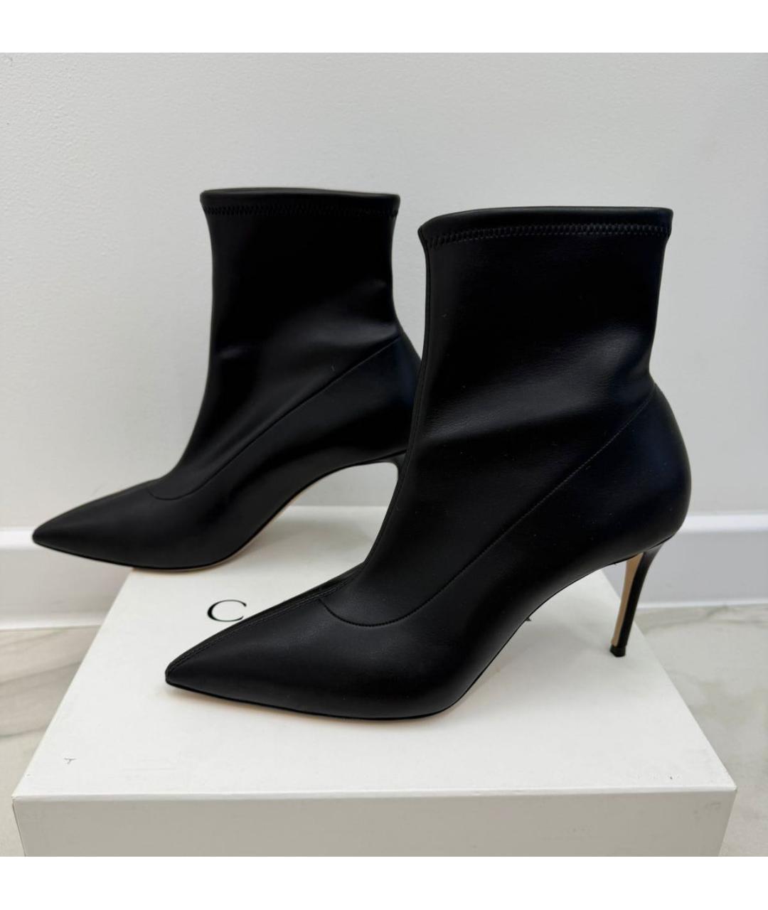 CASADEI Черные кожаные ботильоны, фото 5