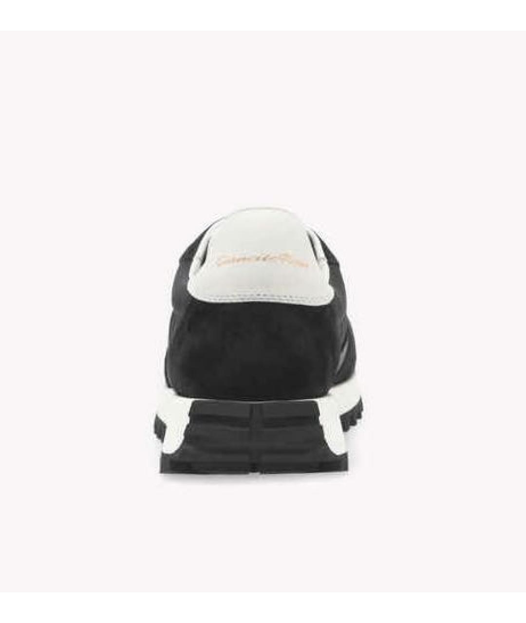 GIANVITO ROSSI Черные замшевые кроссовки, фото 4