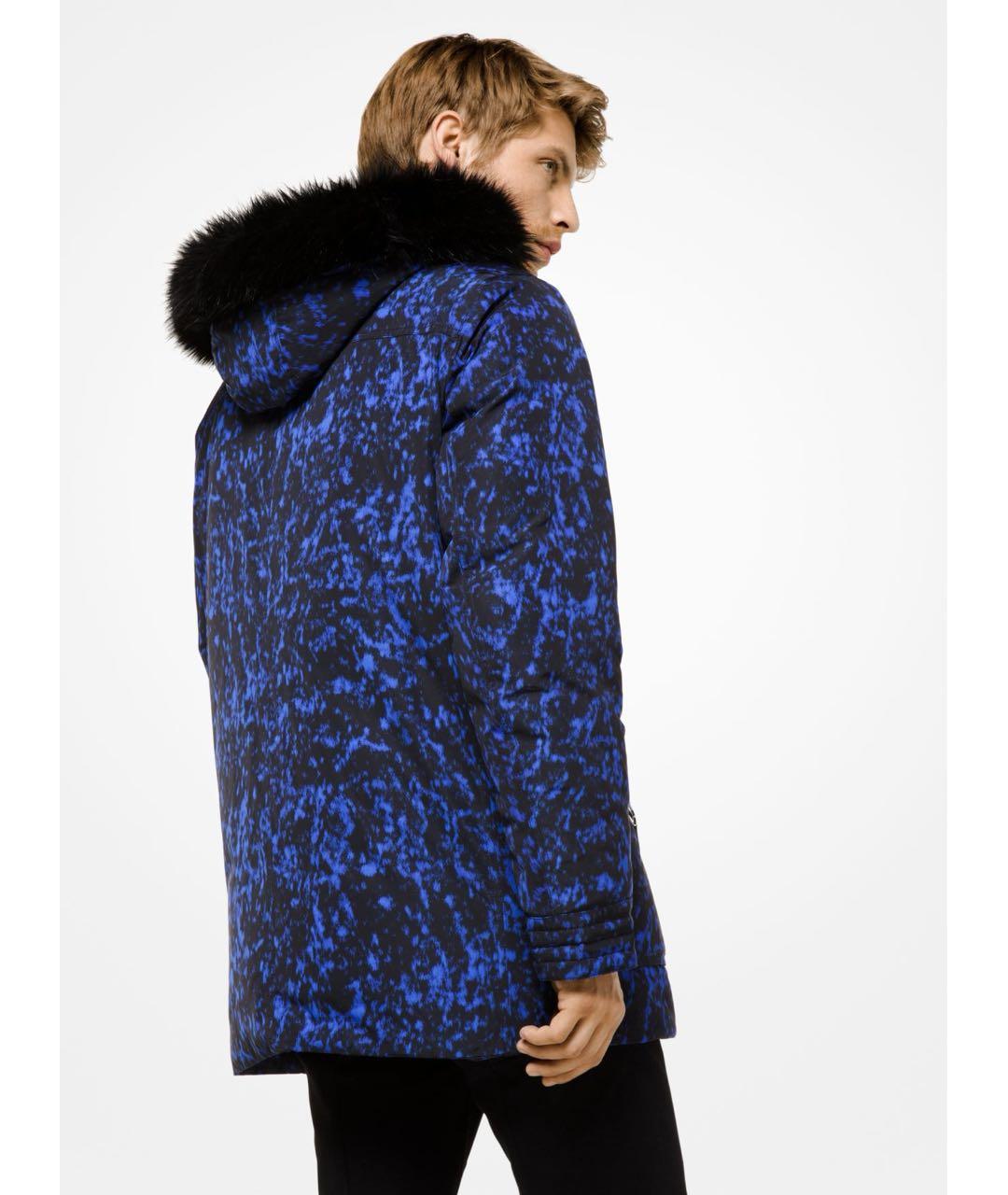 MICHAEL KORS Синий полиэстеровый пуховик, фото 7