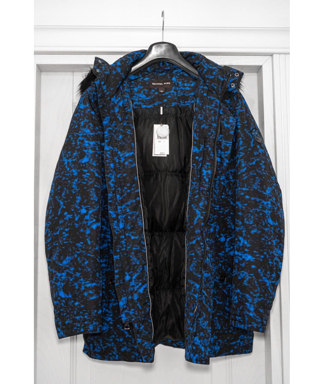 MICHAEL KORS Синий полиэстеровый пуховик, фото 3