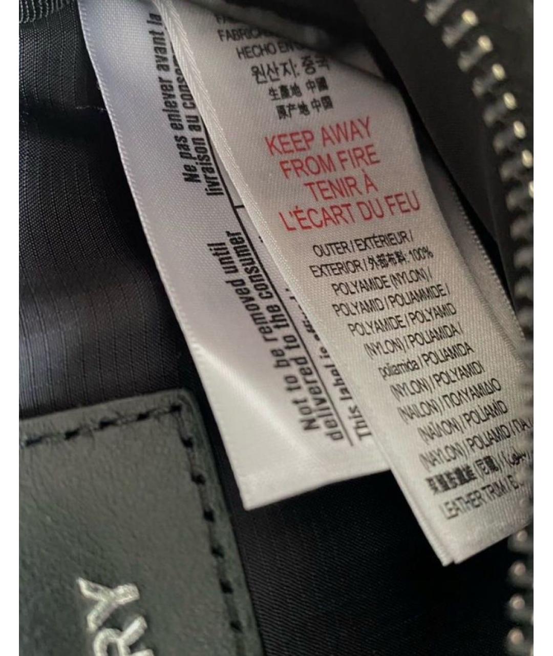 BURBERRY Черная тканевая поясная сумка, фото 6