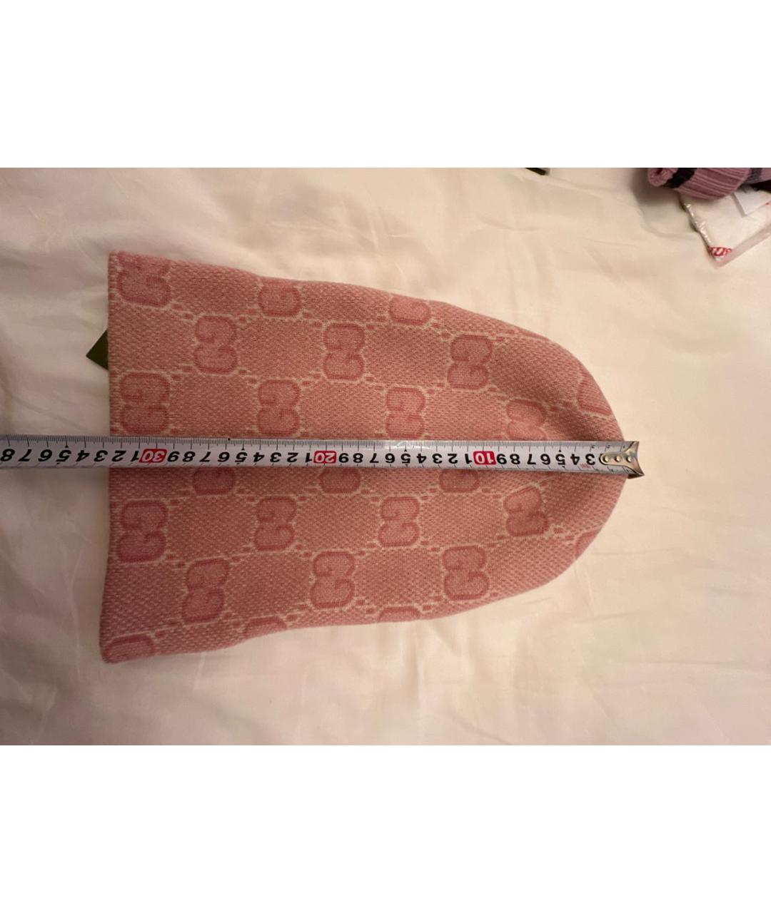 GUCCI Серая шерстяная шапка, фото 5