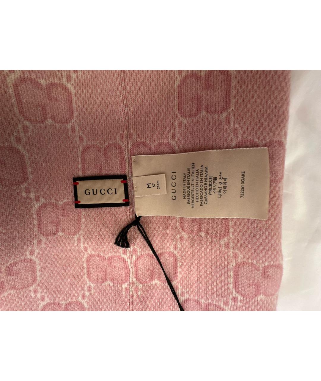 GUCCI Серая шерстяная шапка, фото 3