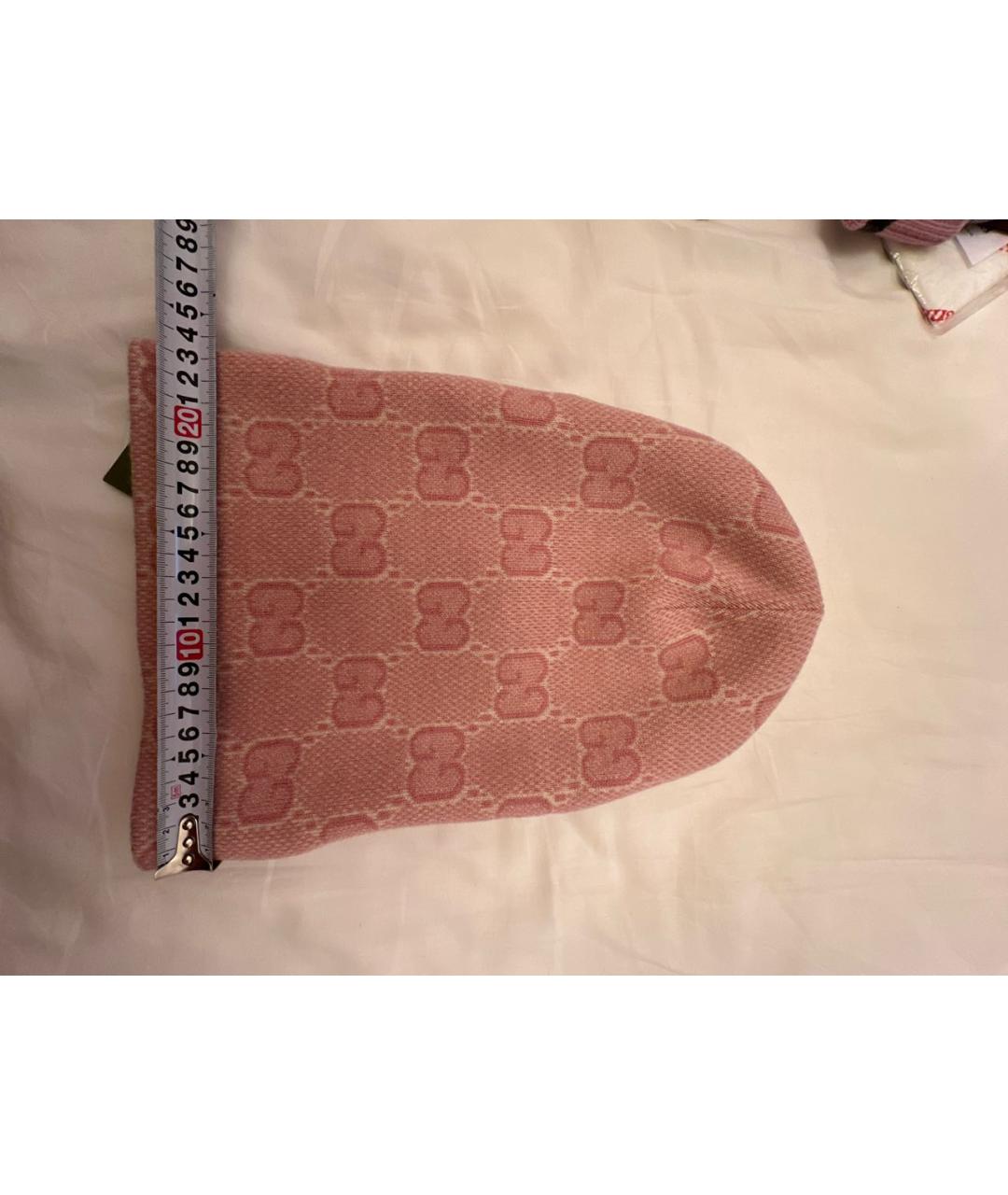 GUCCI Серая шерстяная шапка, фото 6