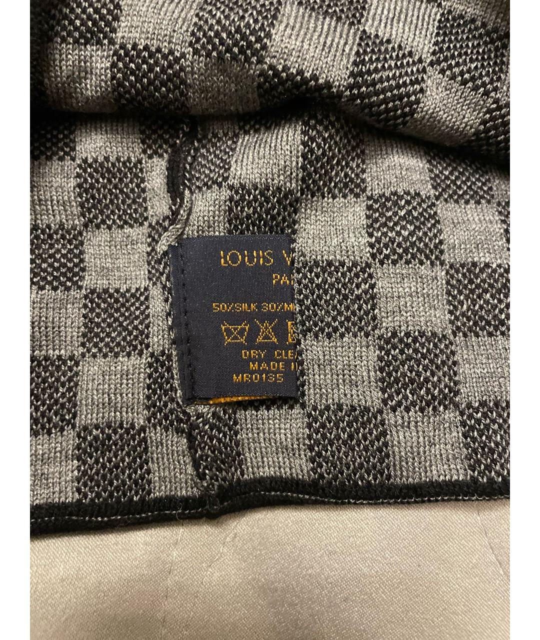 LOUIS VUITTON Антрацитовая кашемировая шапка, фото 3