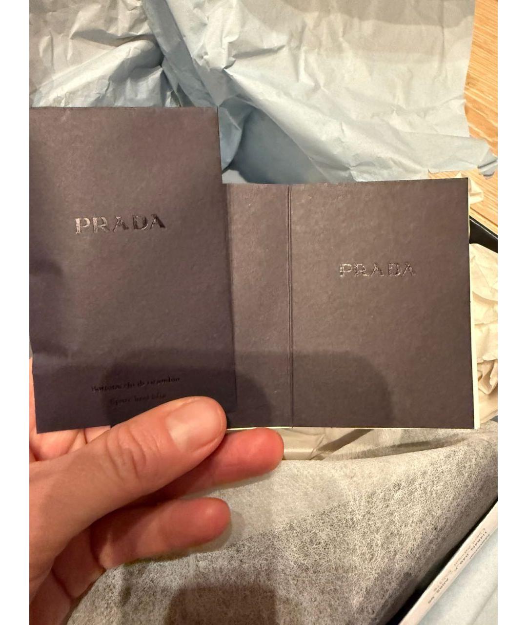 PRADA Коричневые текстильные туфли, фото 5