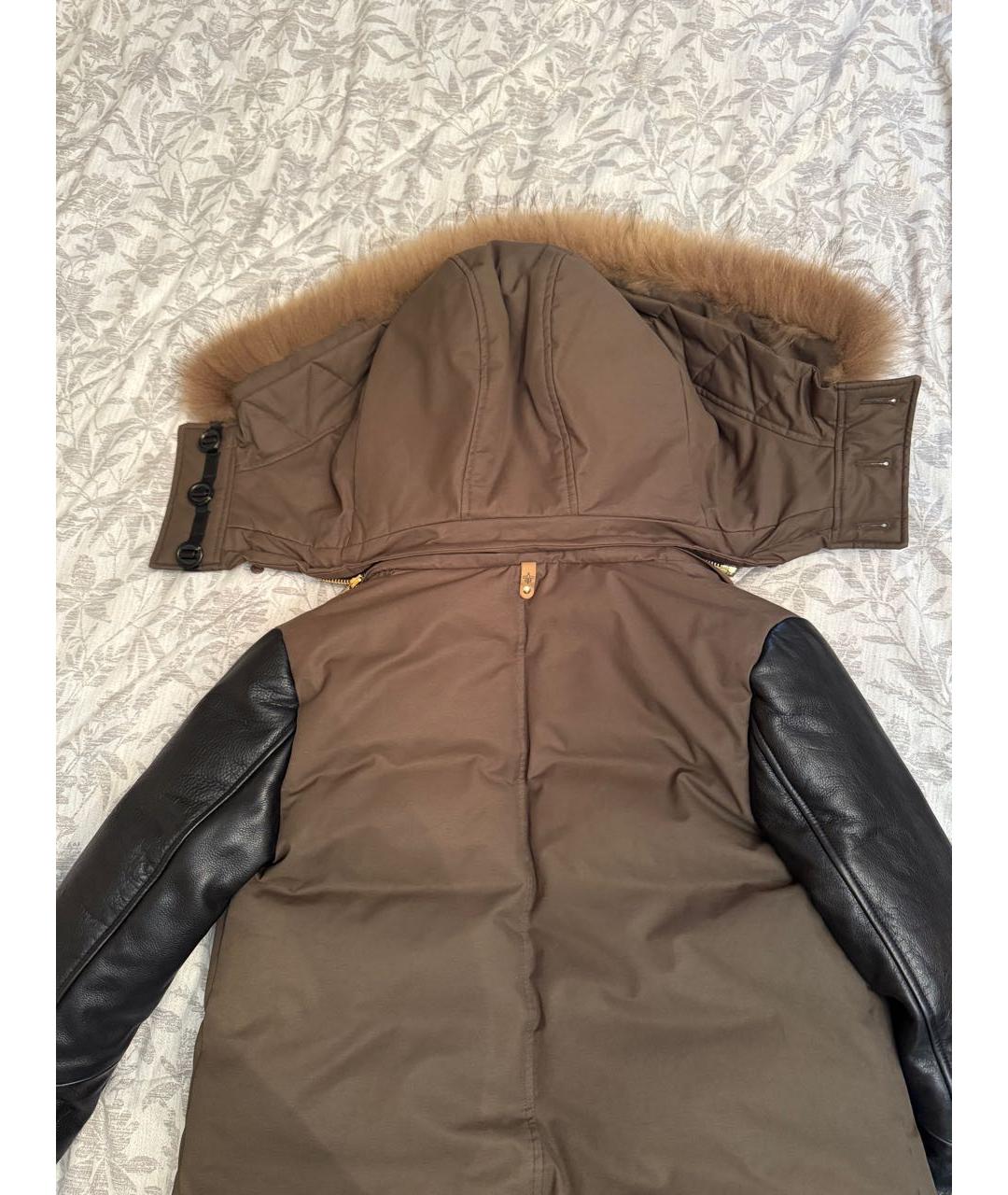 Mackage Хаки кожаная парка, фото 3