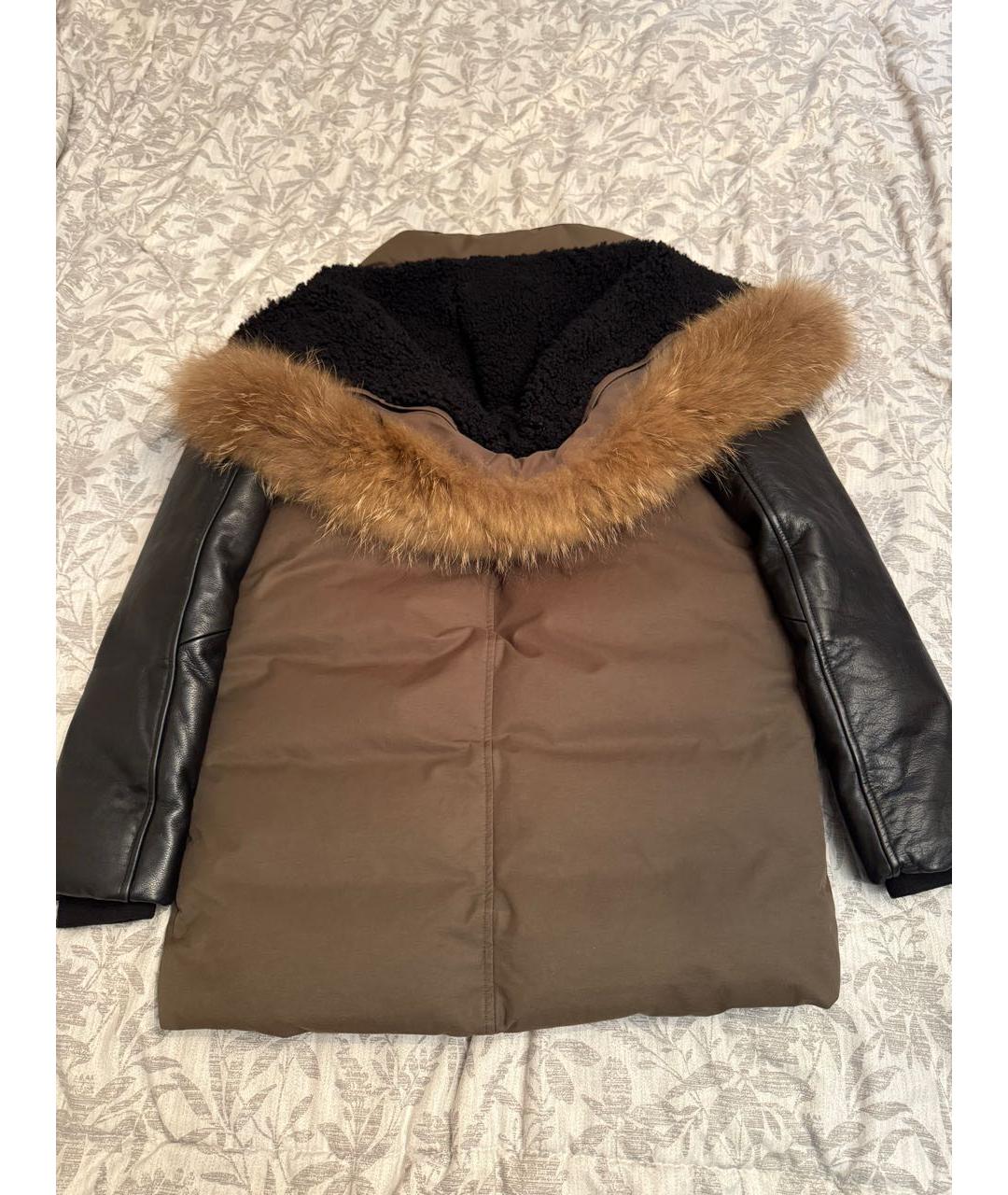 Mackage Хаки кожаная парка, фото 2