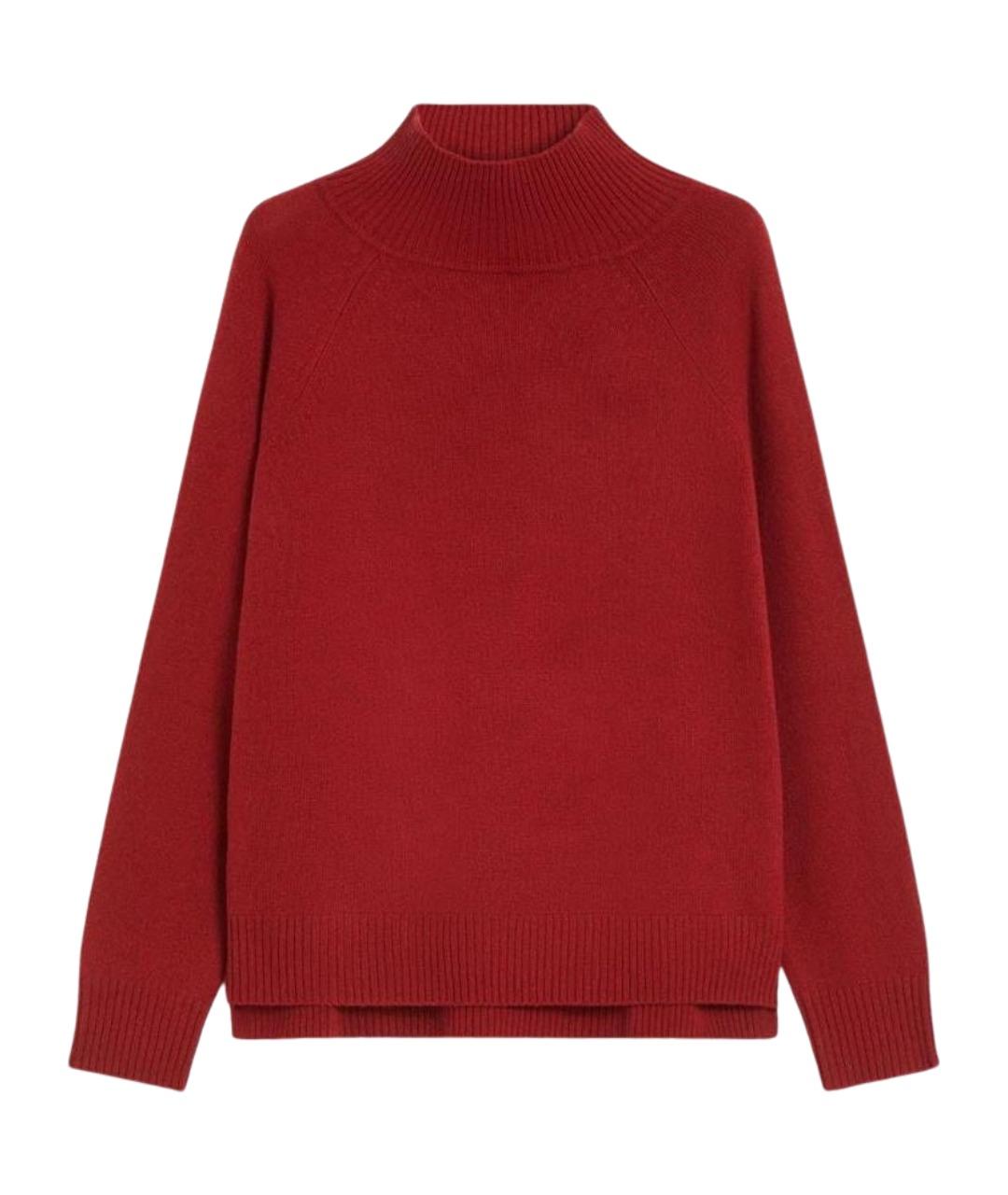 WEEKEND MAX MARA Красный кашемировый джемпер / свитер, фото 1