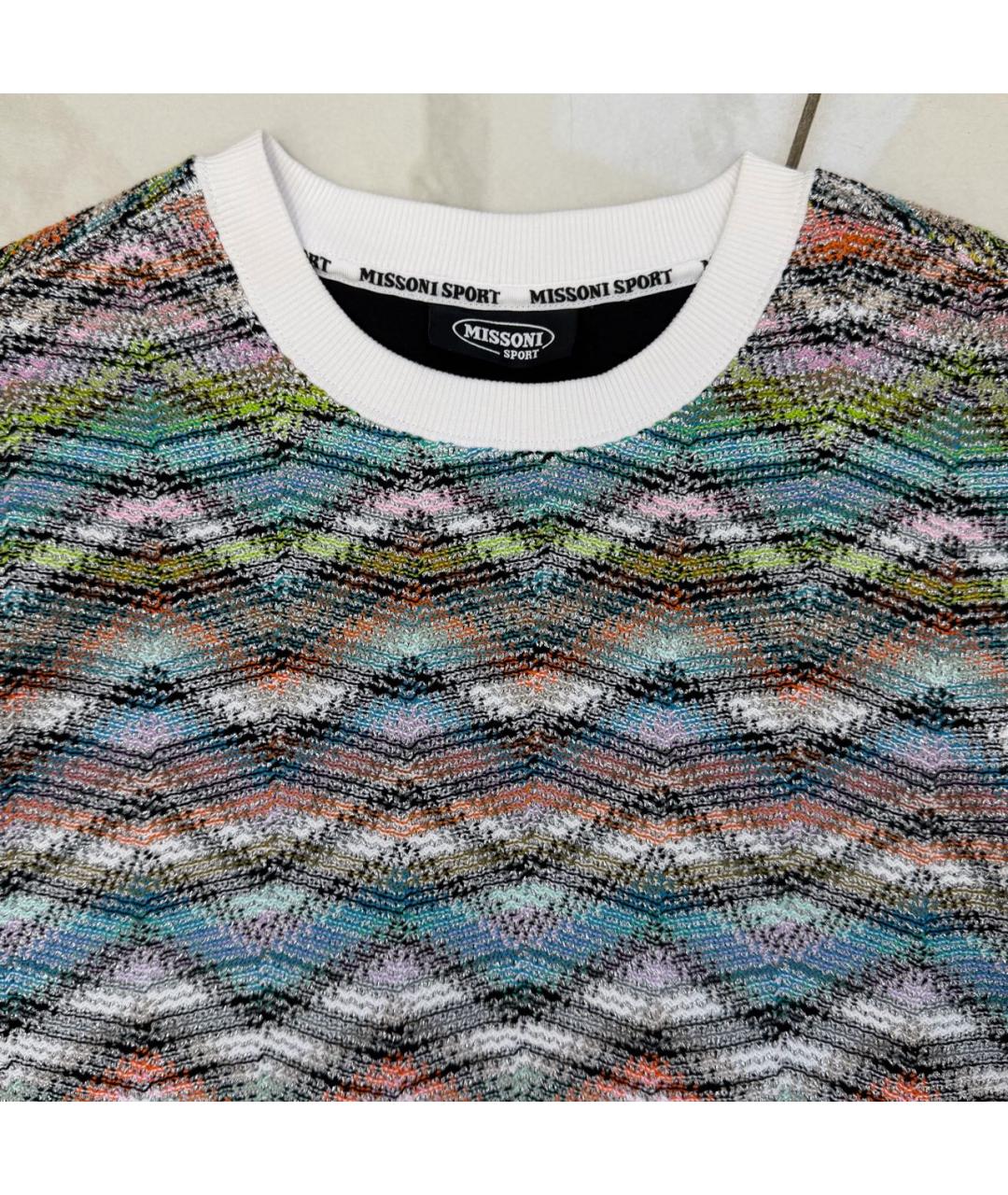 MISSONI Мульти хлопковый джемпер / свитер, фото 4