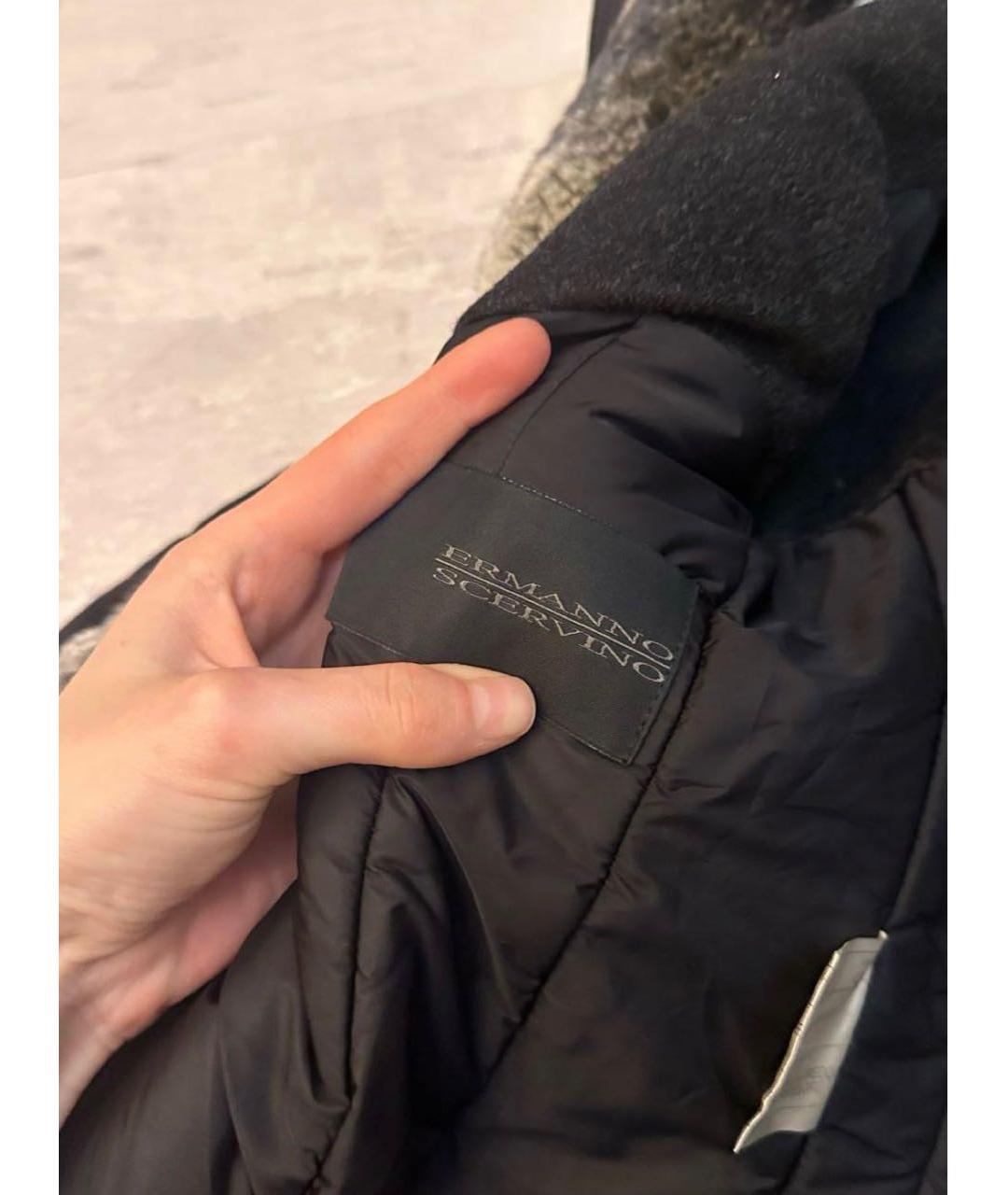 ERMANNO SCERVINO Черная меховая куртка, фото 5