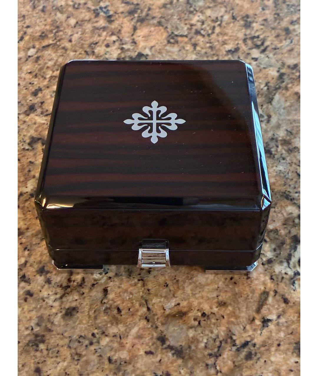 PATEK PHILIPPE Серебряные запонки из белого золота, фото 5