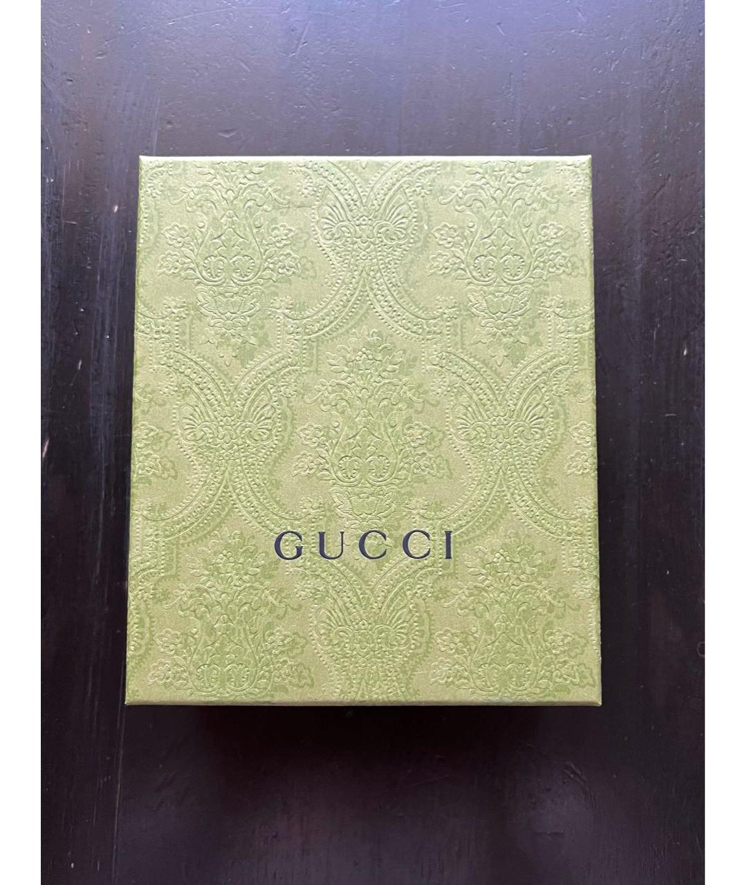 GUCCI Черный кожаный кошелек, фото 5