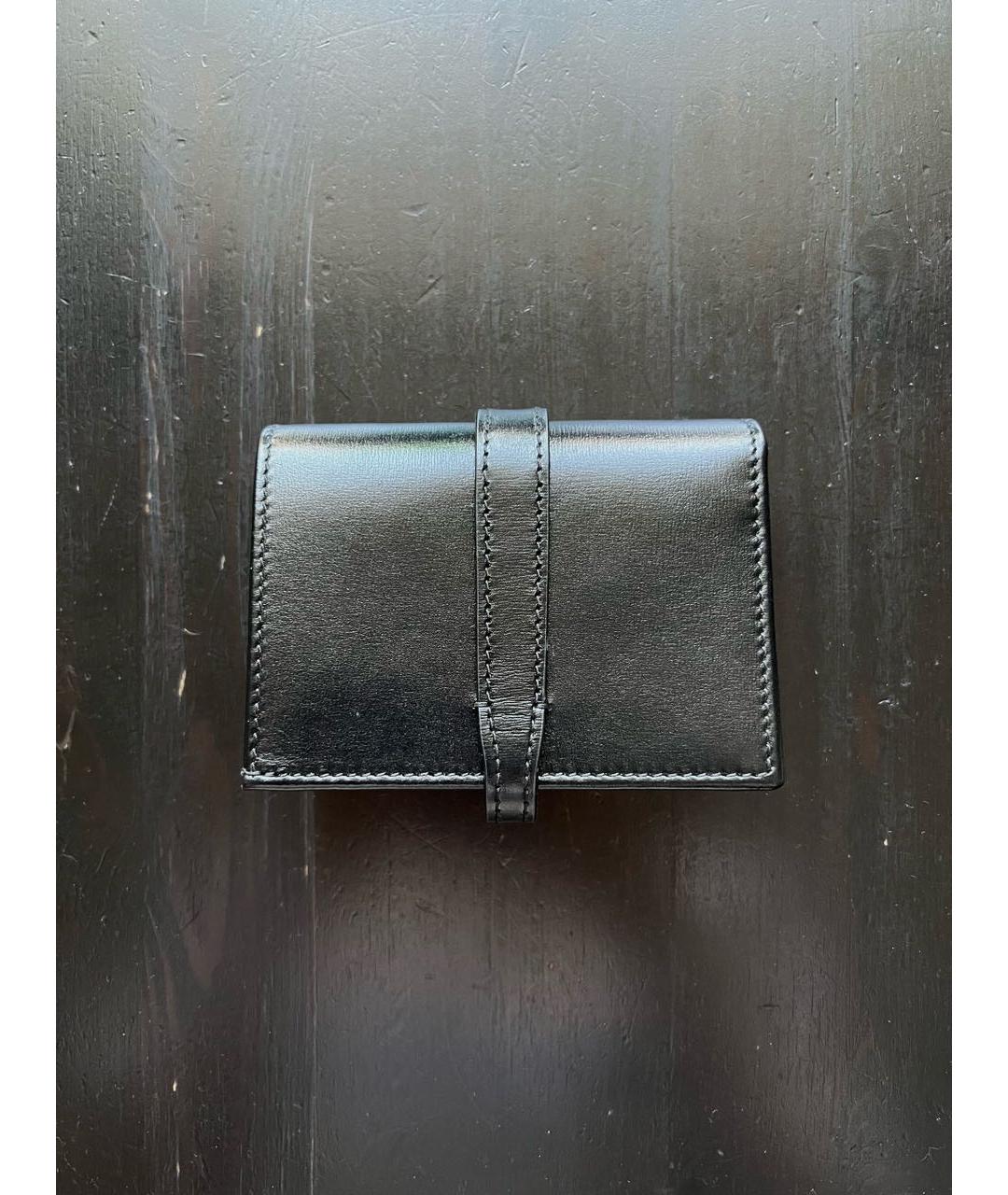 GUCCI Черный кожаный кошелек, фото 3