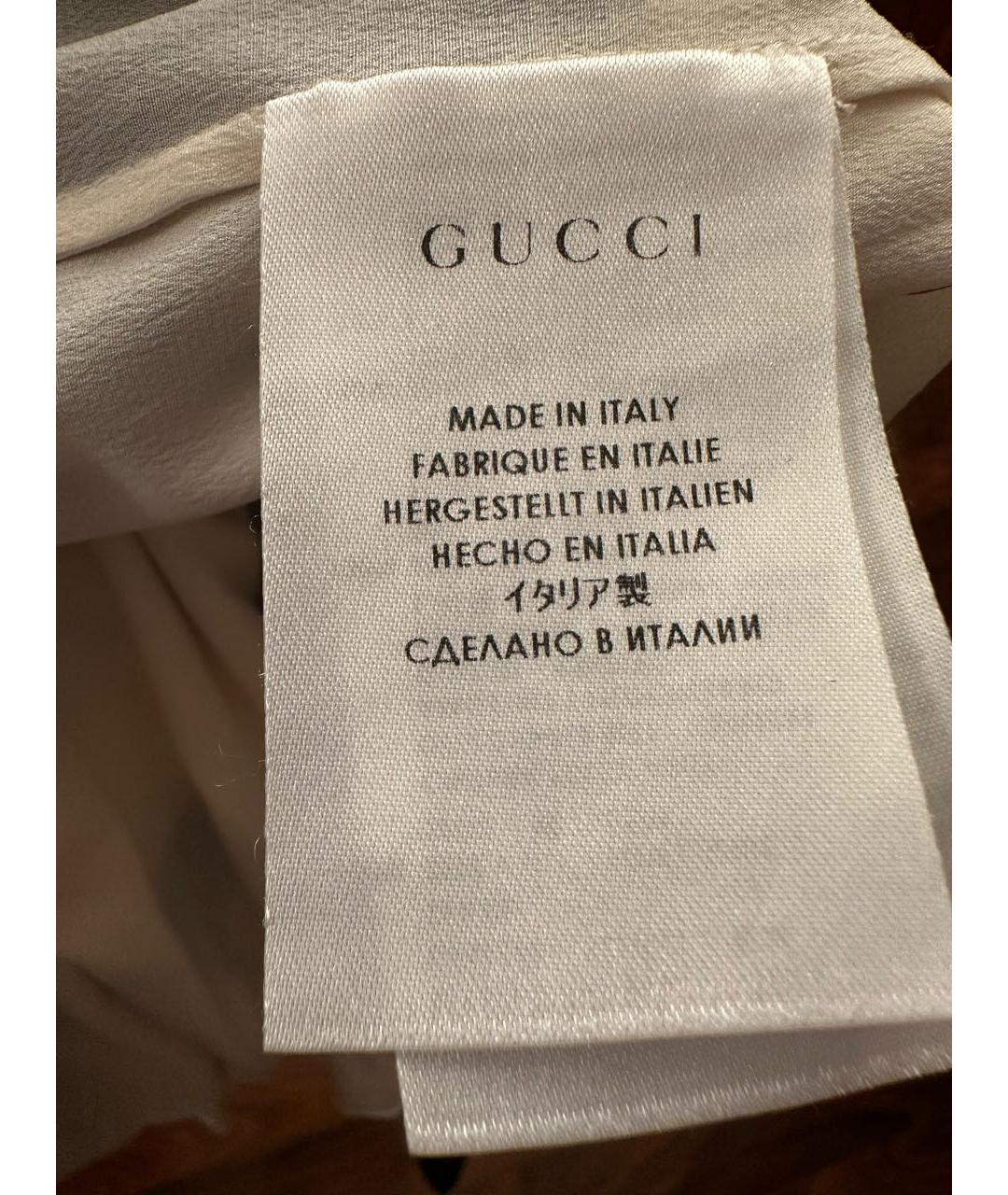 GUCCI Мульти шелковое повседневное платье, фото 6