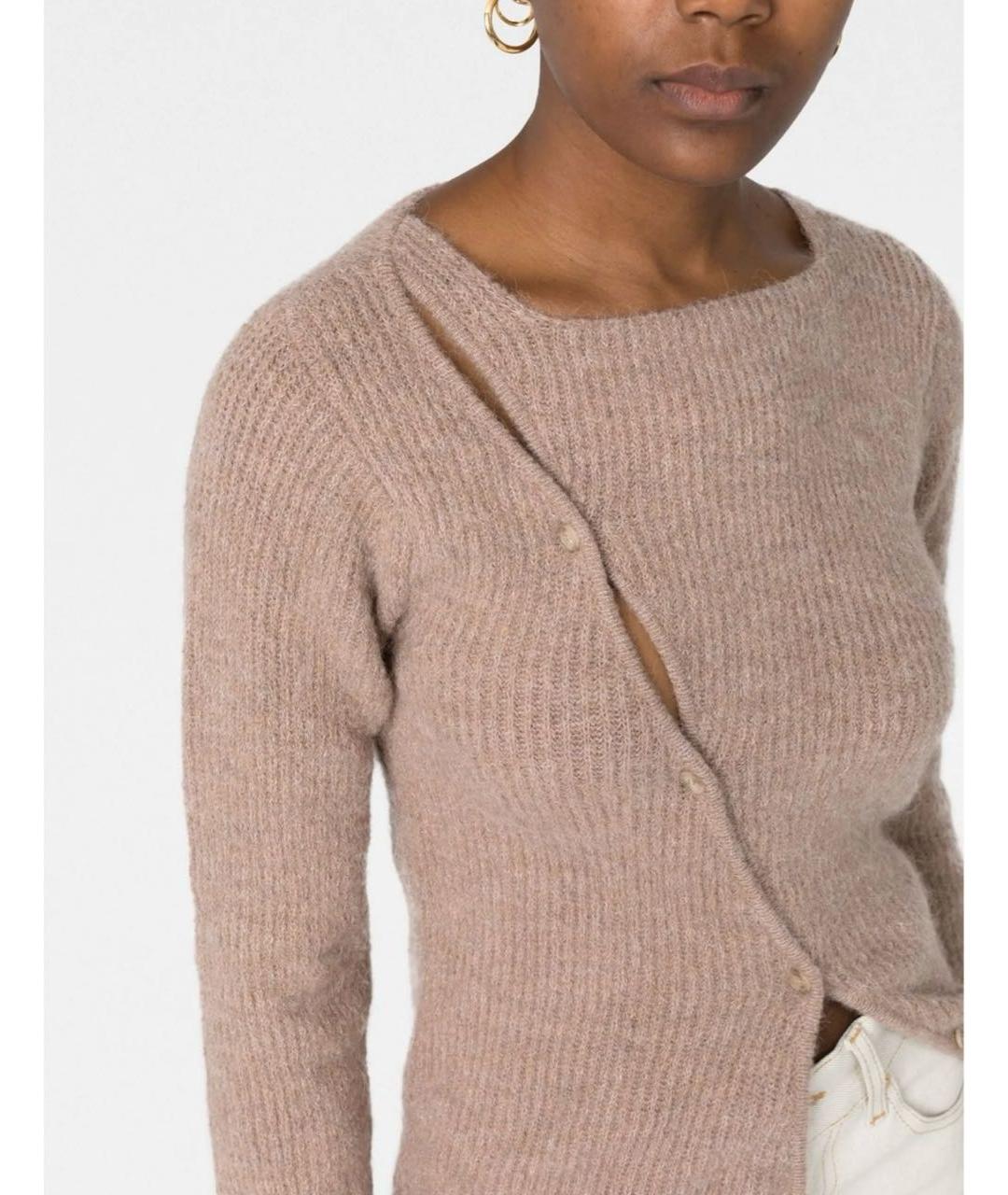 JACQUEMUS Белый полиамидовый джемпер / свитер, фото 3