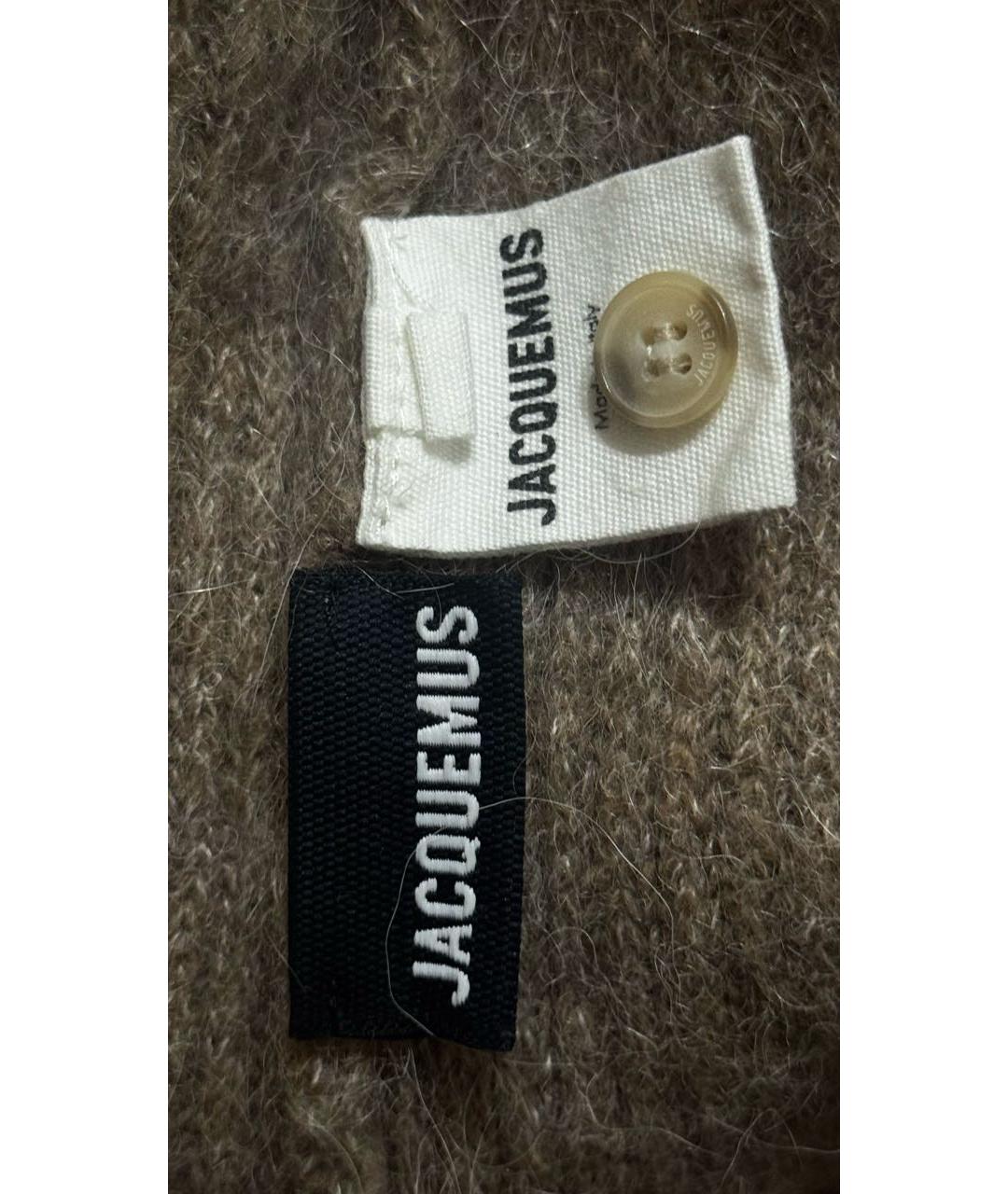 JACQUEMUS Белый полиамидовый джемпер / свитер, фото 4