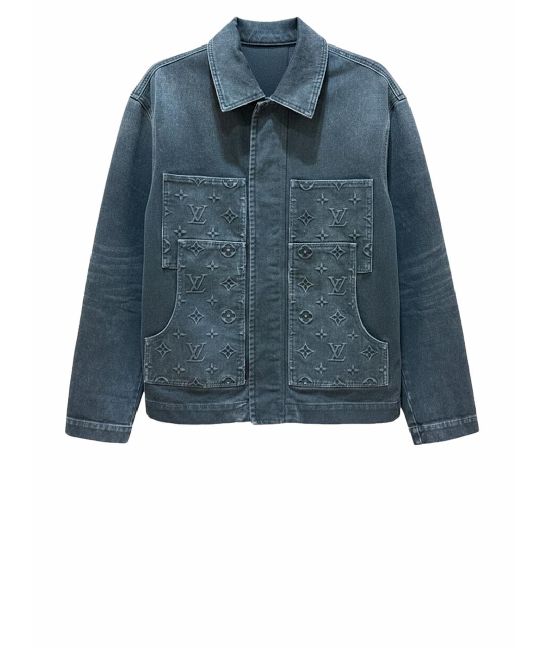 LOUIS VUITTON Черная деним куртка, фото 1