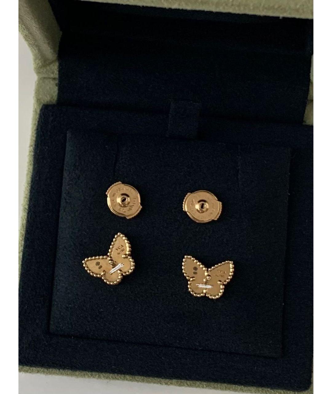 VAN CLEEF & ARPELS Золотые серьги из желтого золота, фото 8