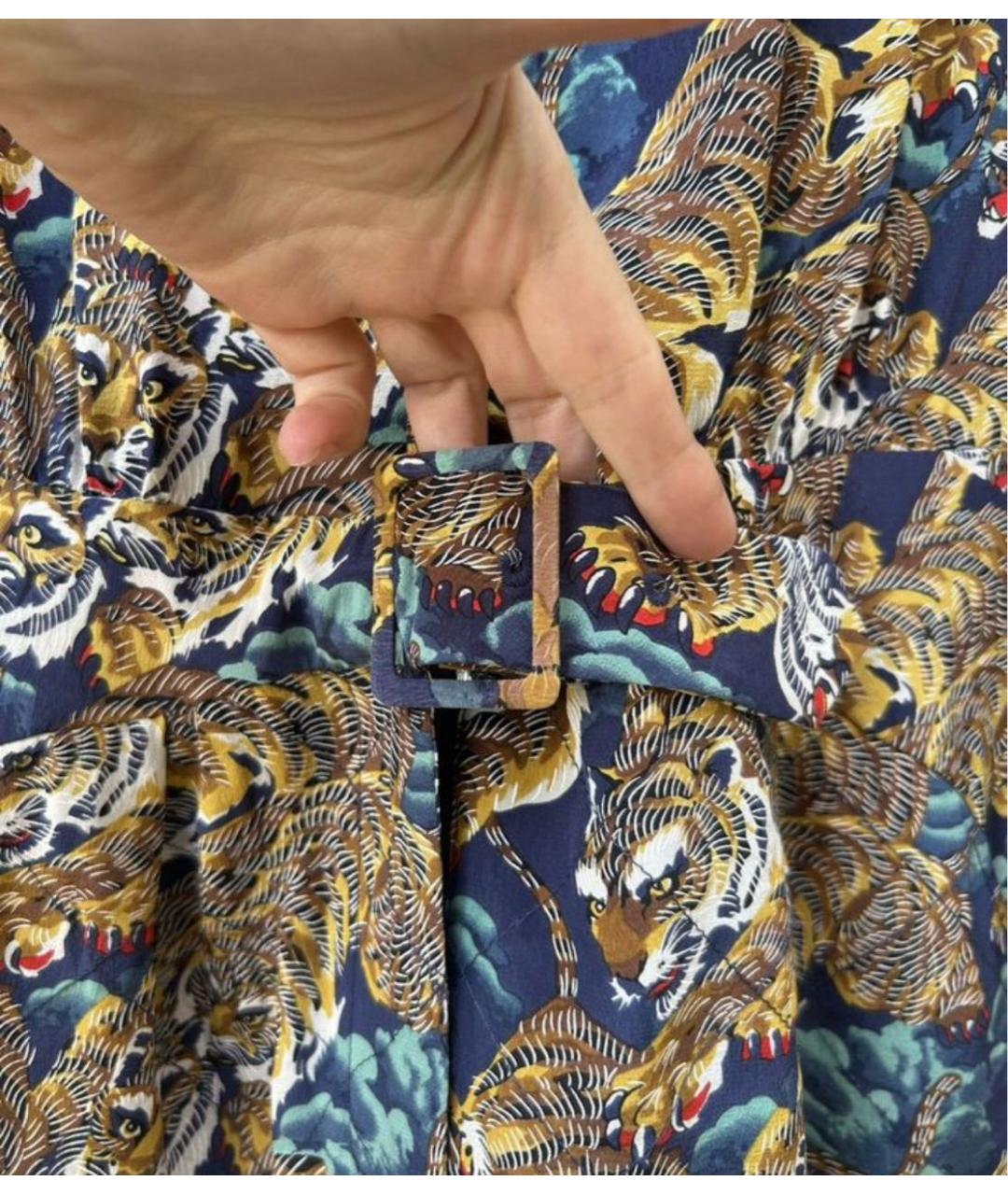 KENZO Мульти хлопковое повседневное платье, фото 7