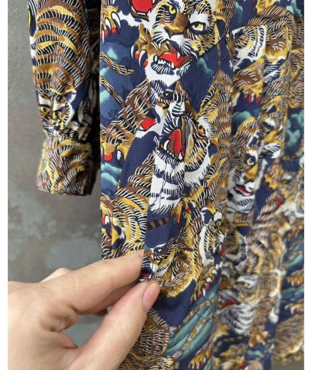 KENZO Мульти хлопковое повседневное платье, фото 5