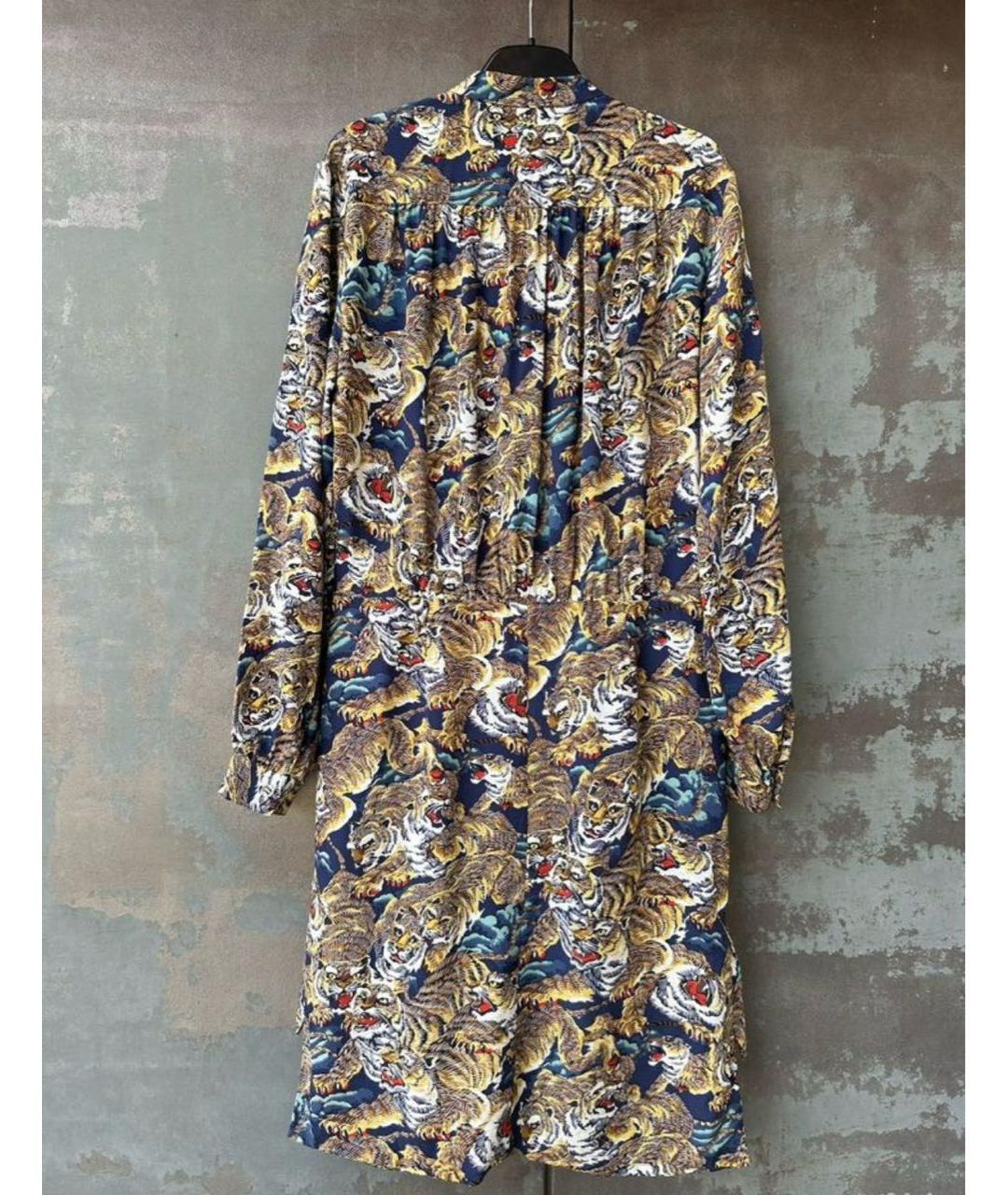 KENZO Мульти хлопковое повседневное платье, фото 3