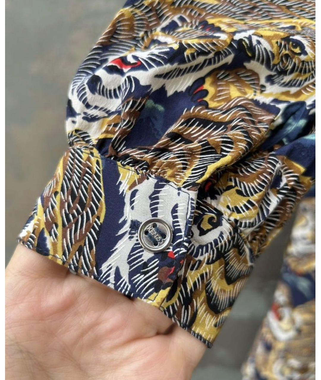 KENZO Мульти хлопковое повседневное платье, фото 6