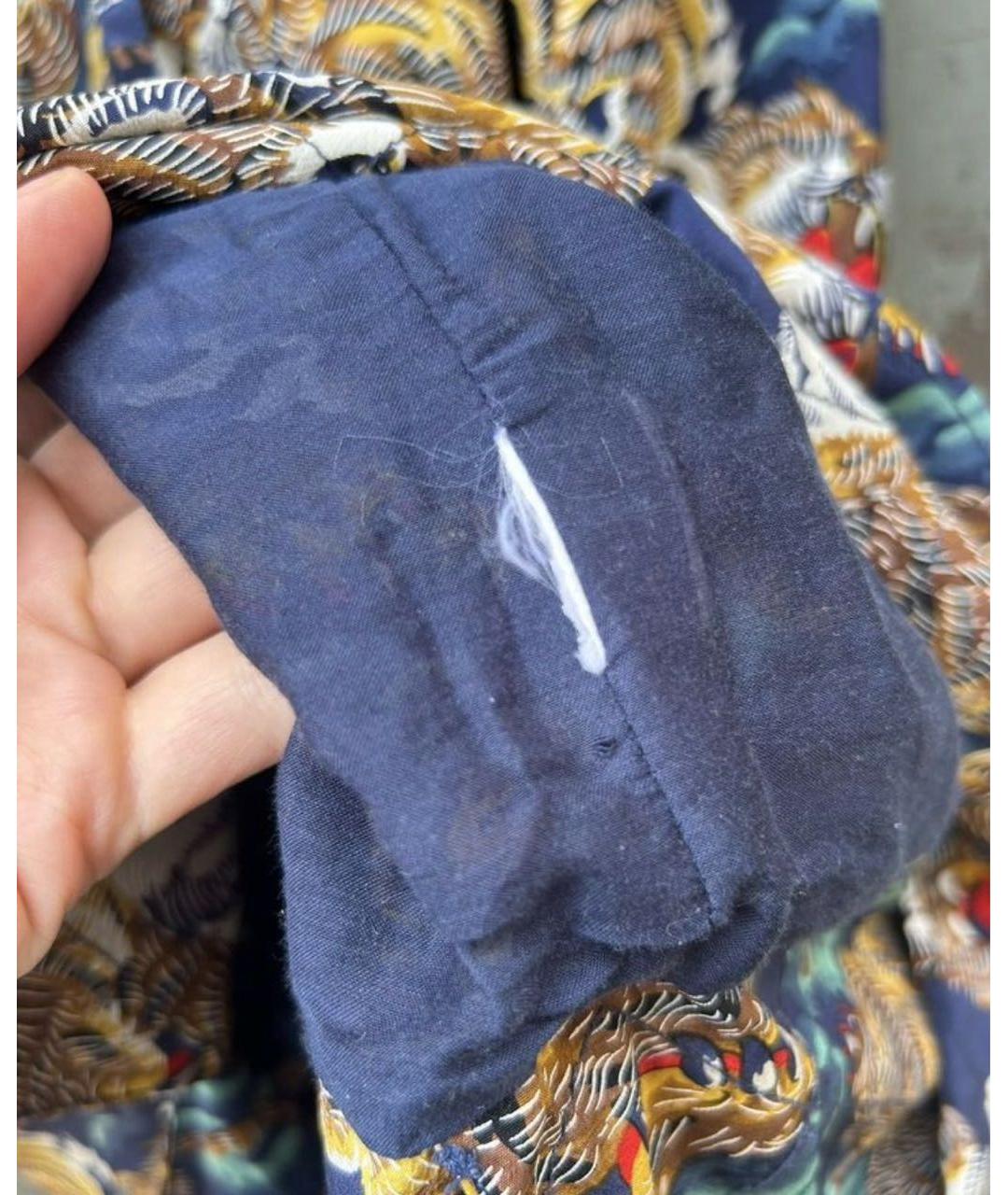 KENZO Мульти хлопковое повседневное платье, фото 8