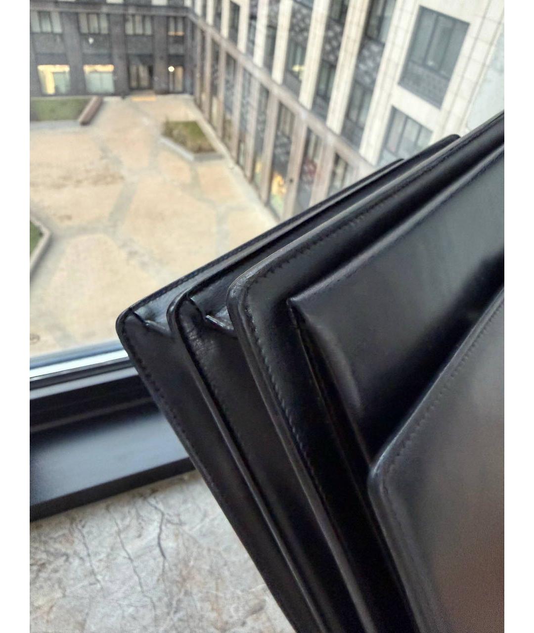 SAINT LAURENT Черная кожаная сумка через плечо, фото 6