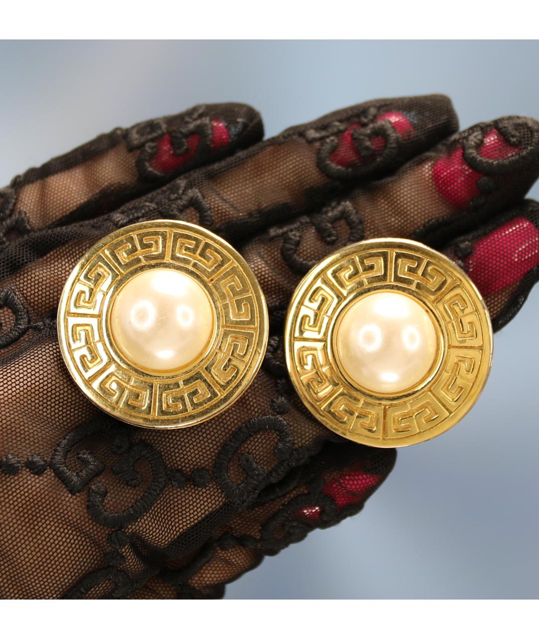 GIVENCHY Золотые позолоченные клипсы, фото 7