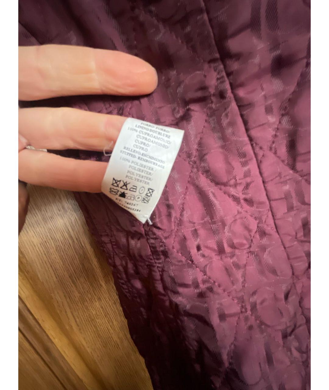 CAROLINA HERRERA Коричневый полиэстеровый жакет/пиджак, фото 5