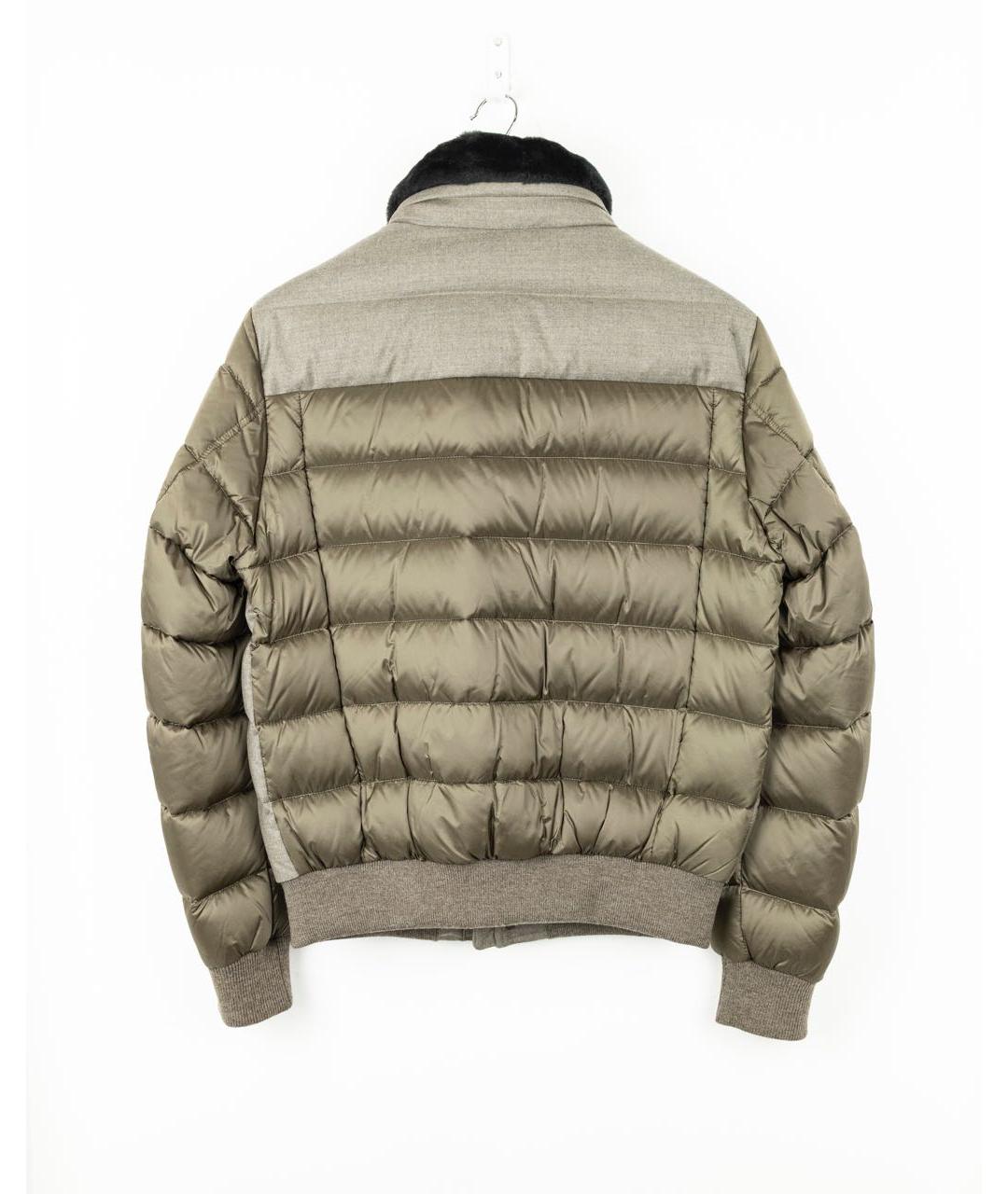 MOORER Коричневый шерстяной пуховик, фото 2