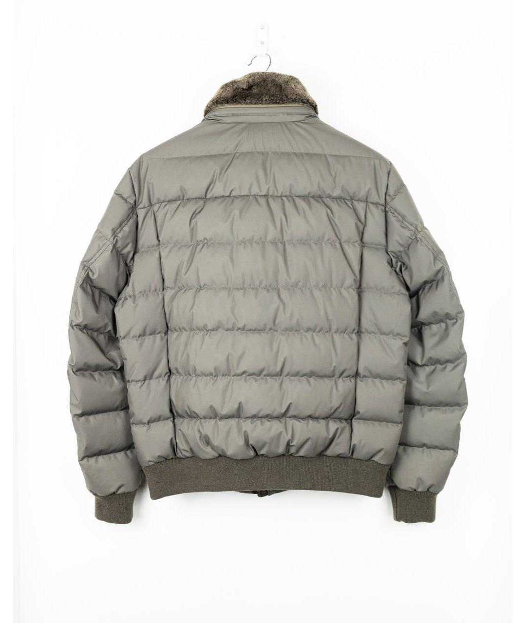 MOORER Коричневая полиэстеровая куртка, фото 2