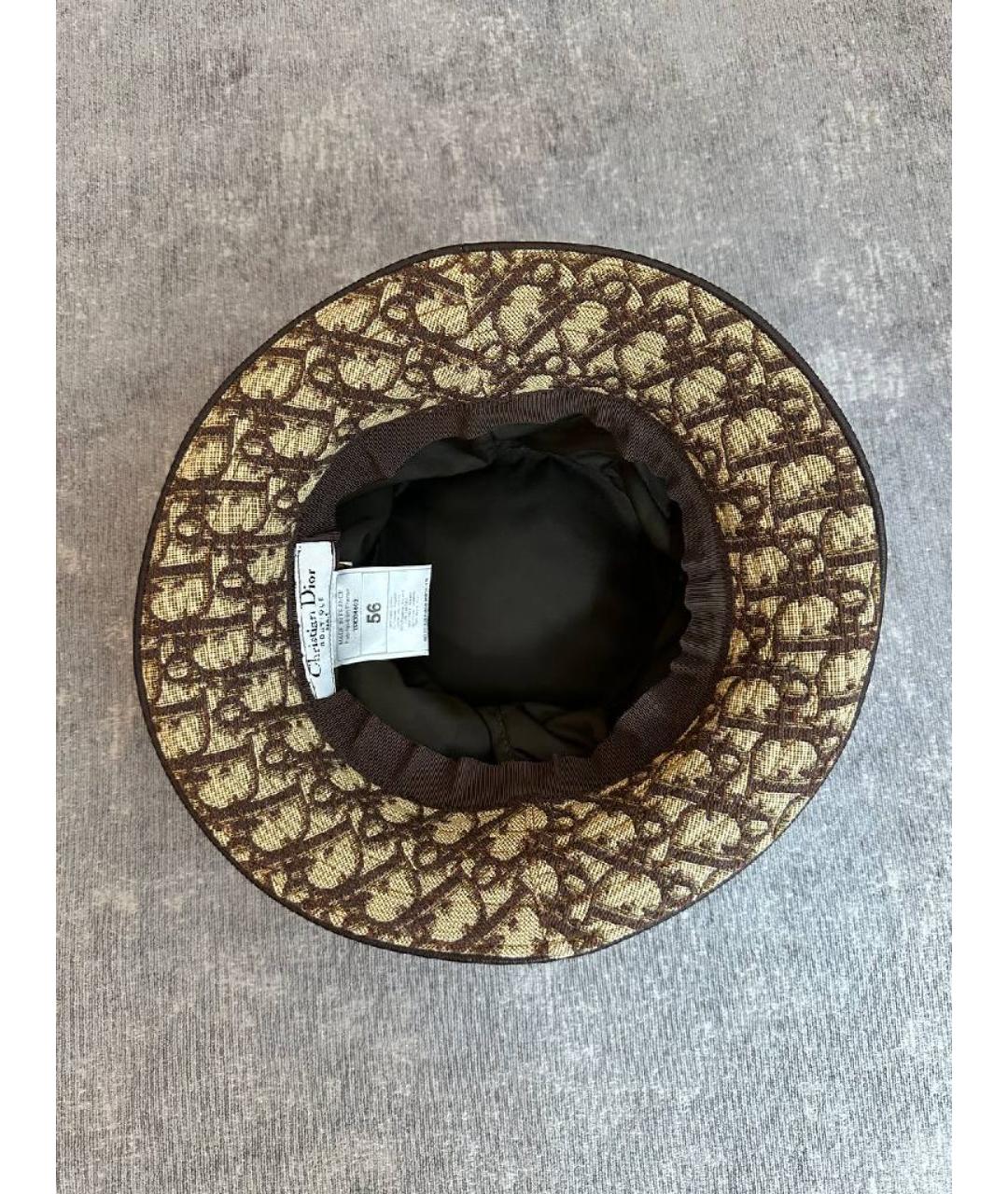 CHRISTIAN DIOR Бежевая шляпа, фото 4