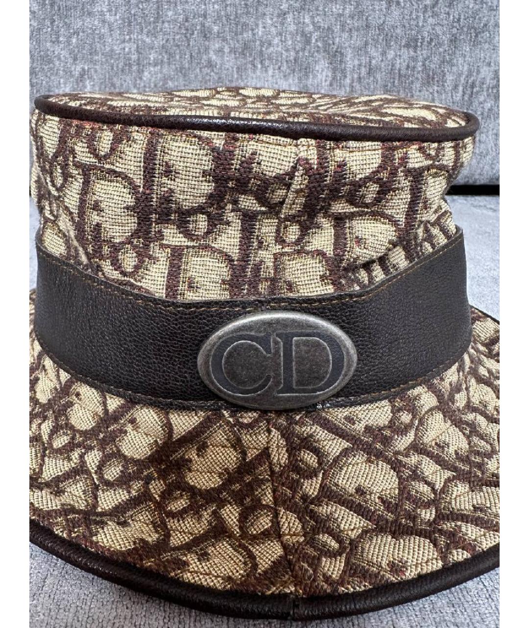 CHRISTIAN DIOR Бежевая шерстяная шляпа, фото 2