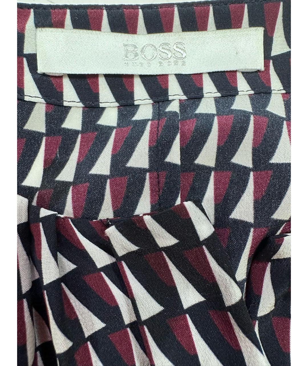 HUGO BOSS Мульти шелковая блузы, фото 5