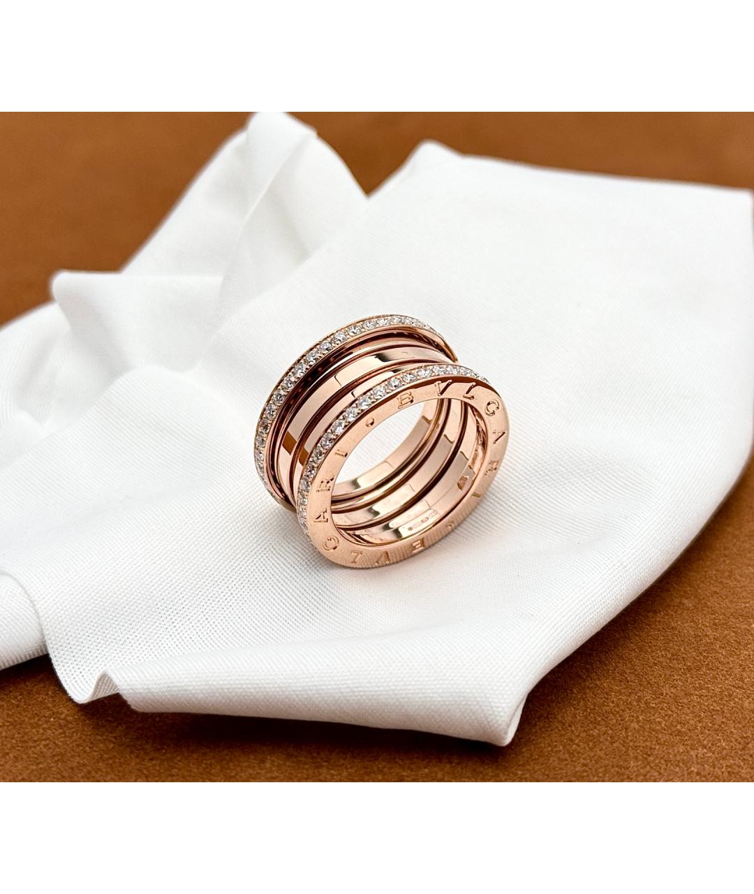 BVLGARI Золотое кольцо из розового золота, фото 3
