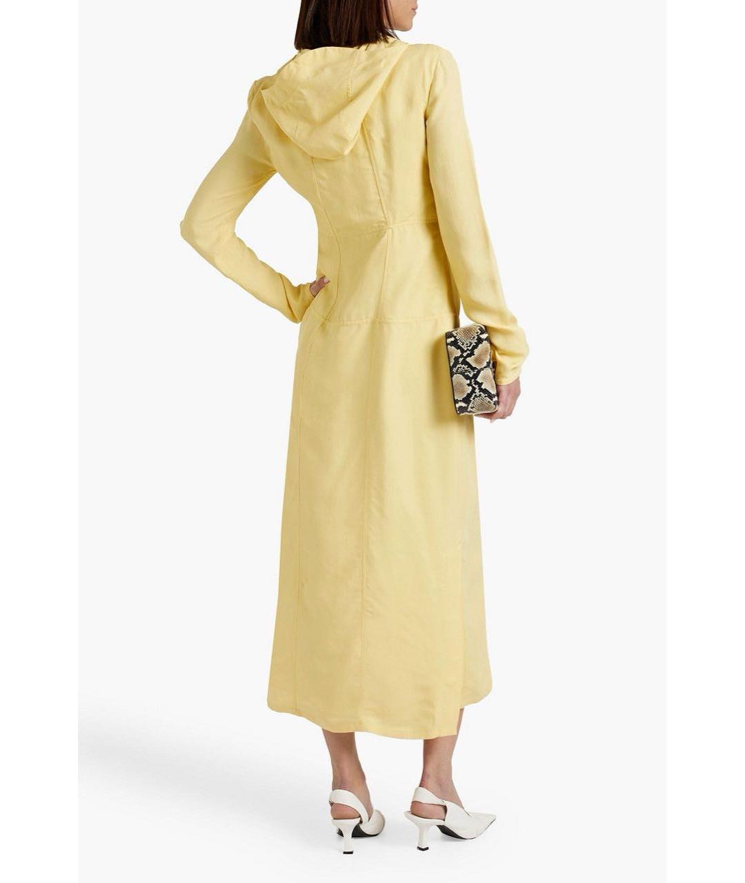 JIL SANDER Желтое хлопковое платье, фото 2