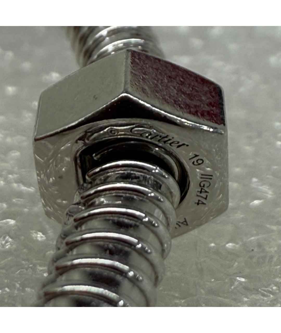 CARTIER Серебрянный браслет из белого золота, фото 8