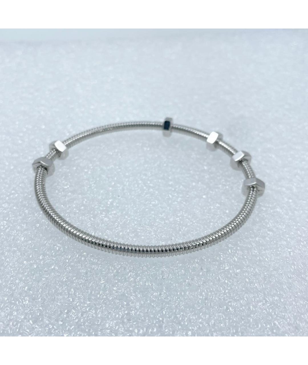 CARTIER Серебрянный браслет из белого золота, фото 4