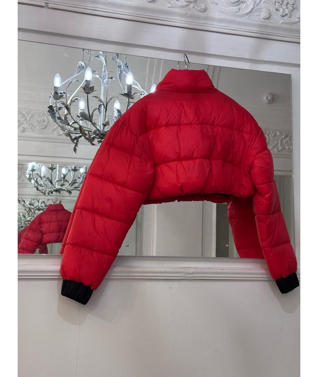 MOSCHINO Красная полиэстеровая куртка, фото 2