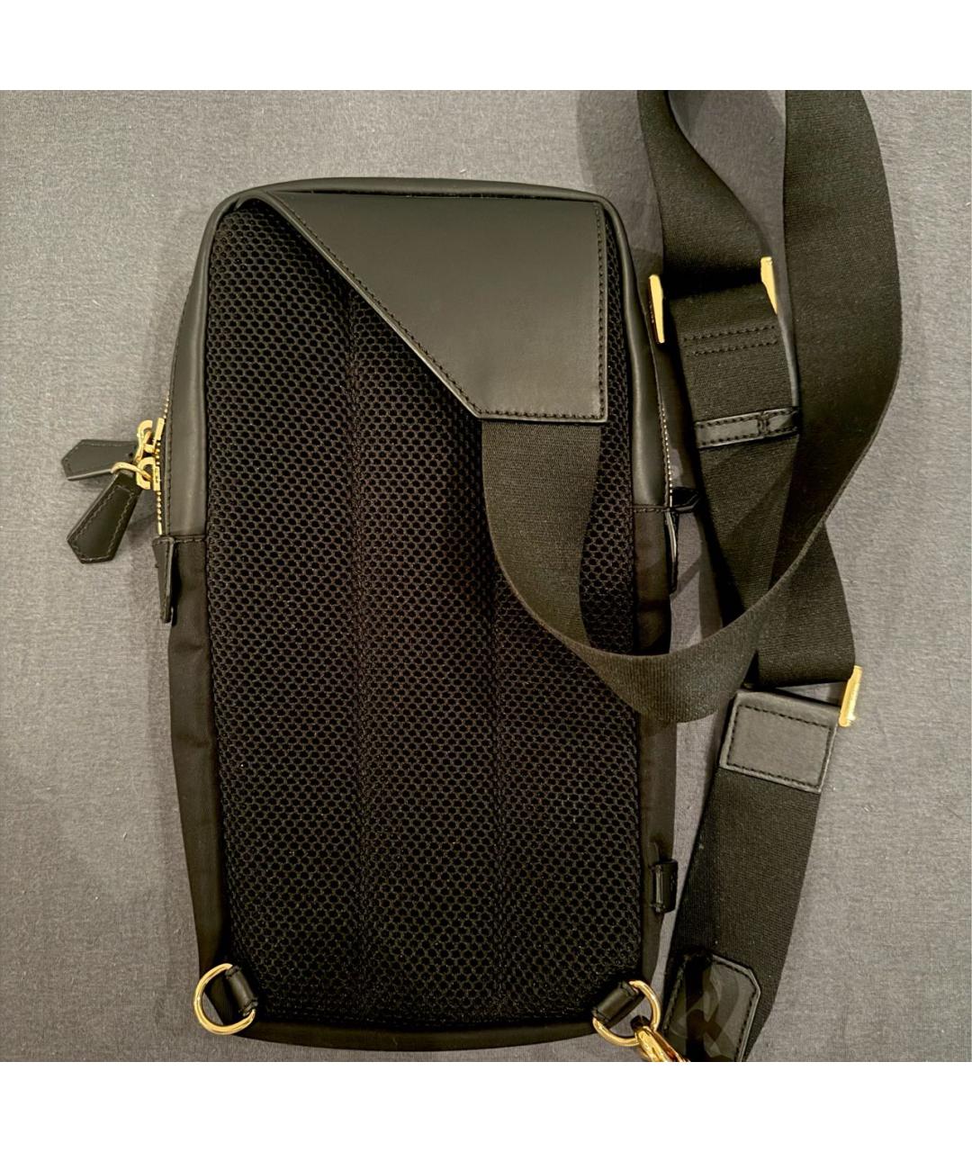 FENDI Черная кожаная сумка на плечо, фото 2