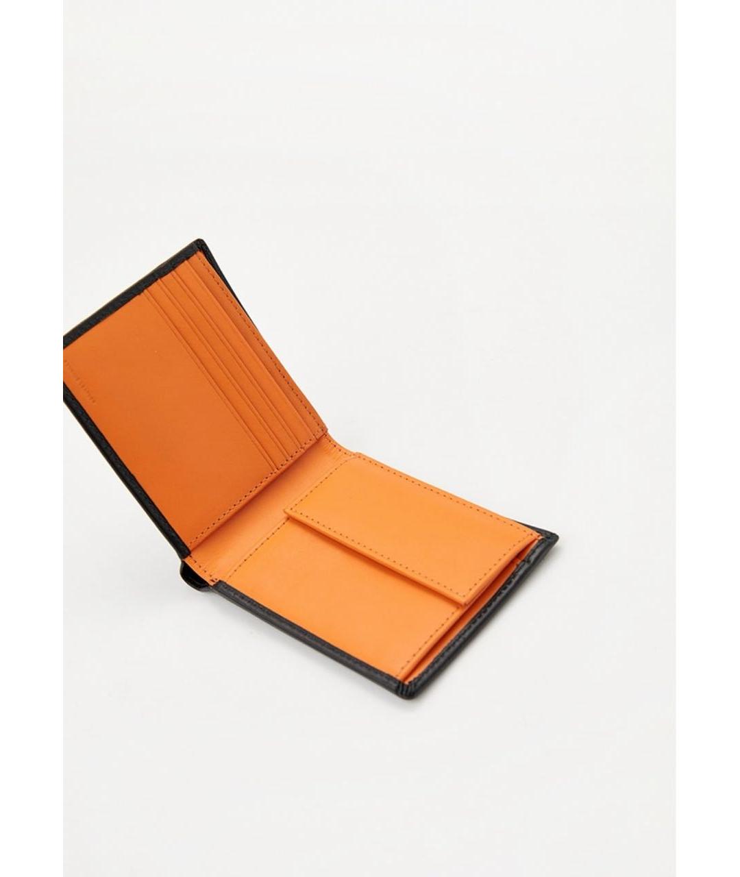 DIESEL Черный кожаный кошелек, фото 4