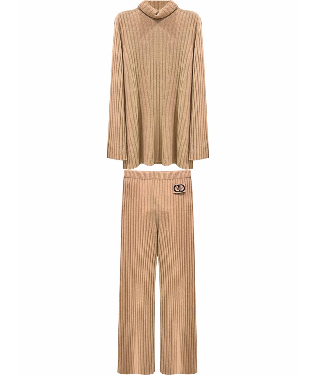 TWIN-SET Бежевый шерстяной спортивные костюмы, фото 1