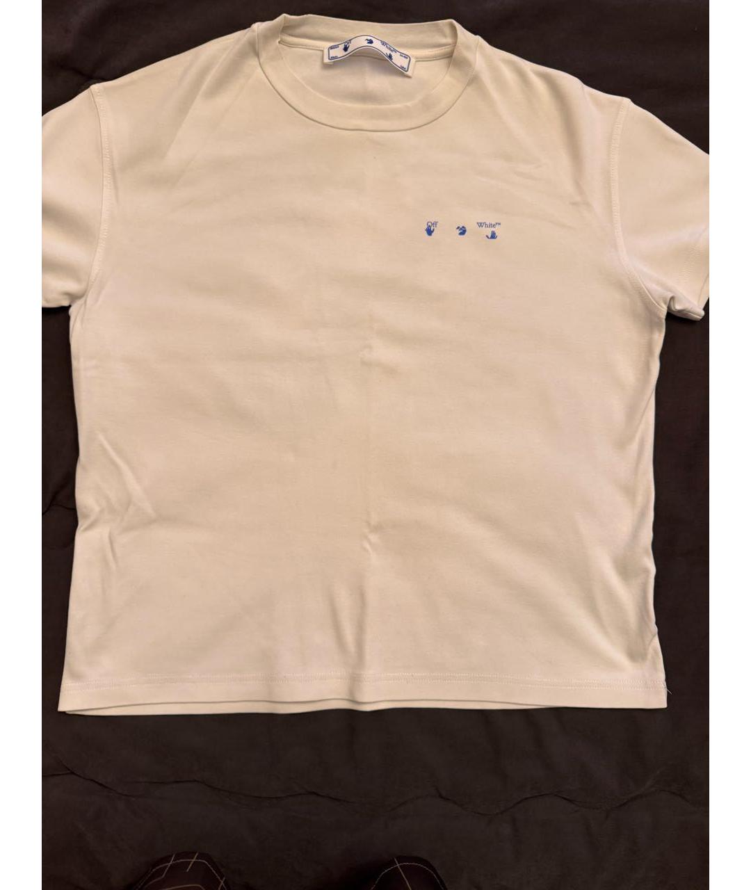 OFF-WHITE Белая футболка, фото 6