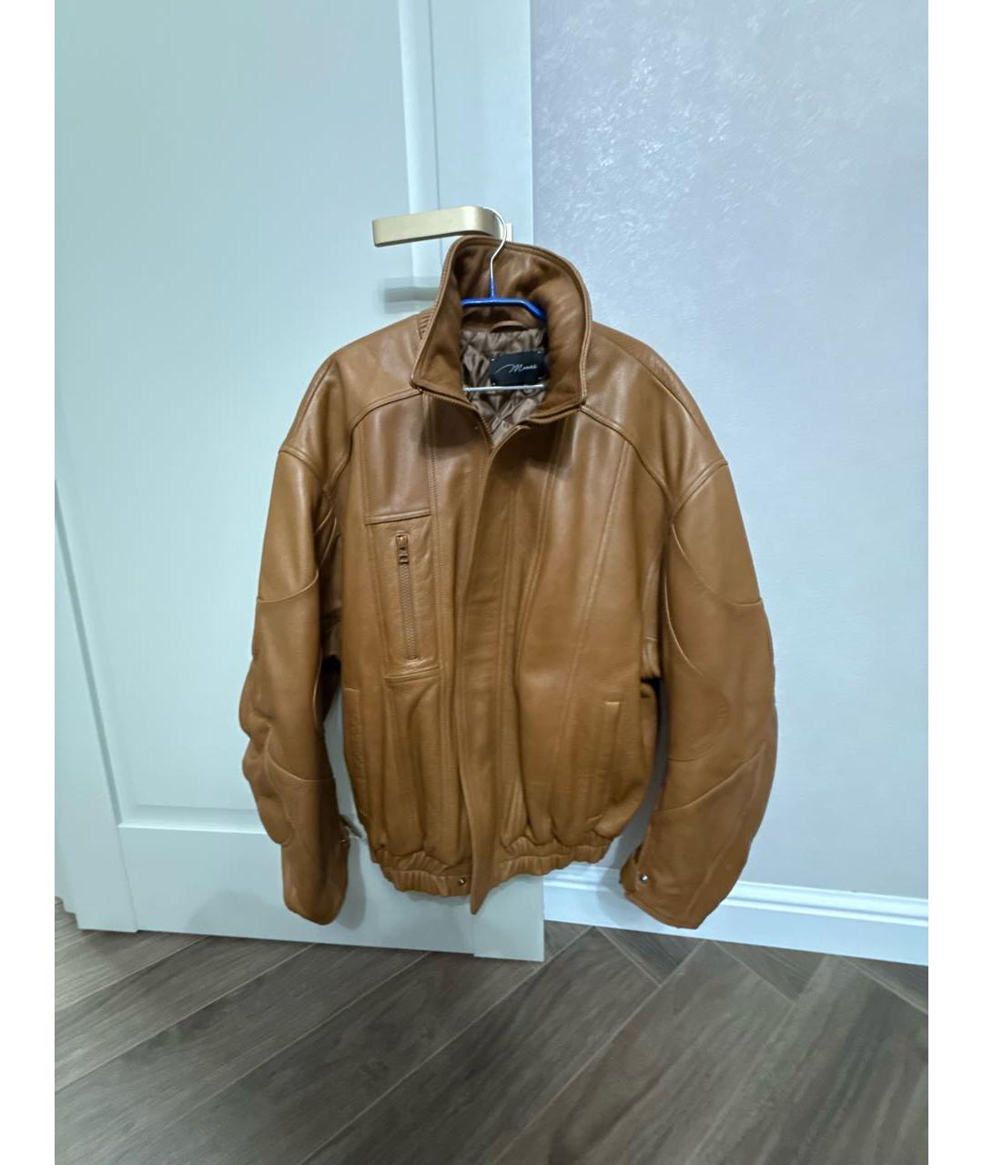 MANOKHI Оранжевая кожаная куртка, фото 6