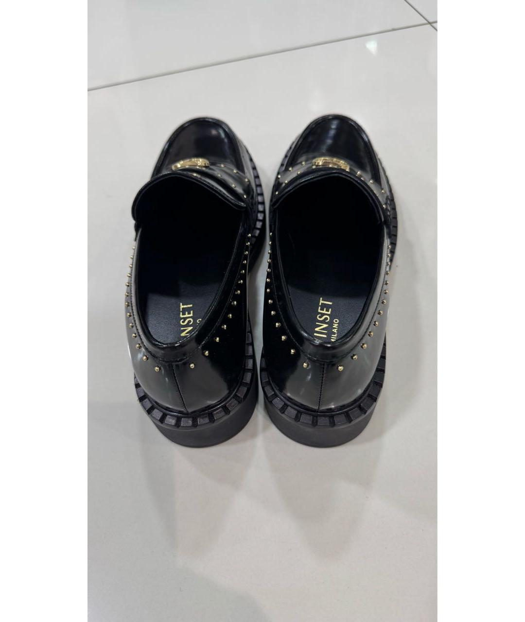 TWIN-SET Черные кожаные лоферы, фото 3