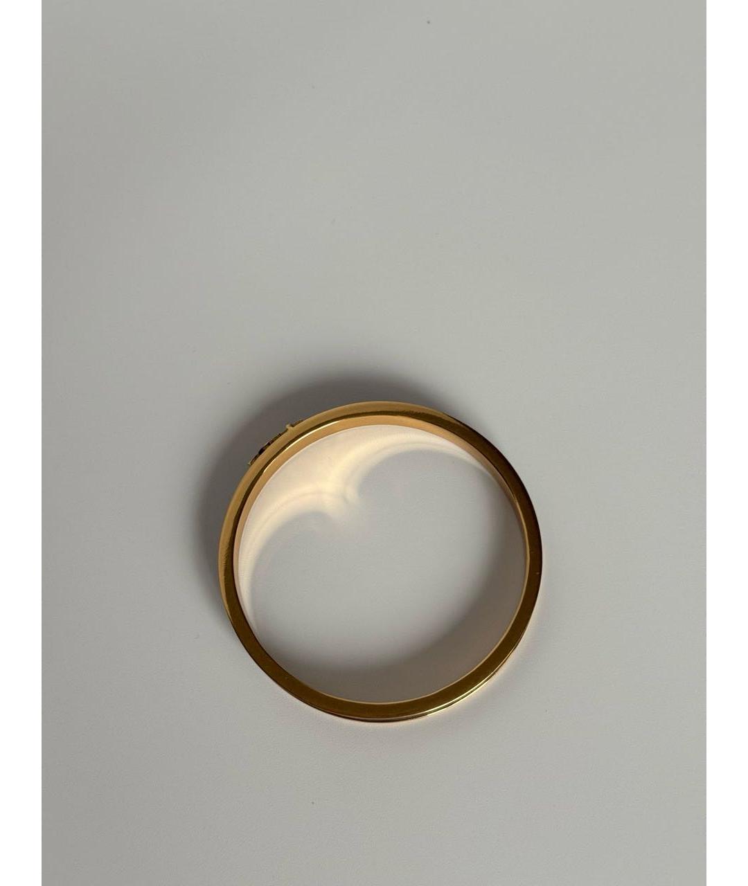 SAINT LAURENT Черный латунный браслет, фото 4