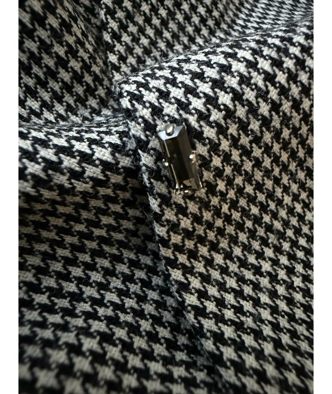 SPORTMAX Серая шерстяная юбка миди, фото 5