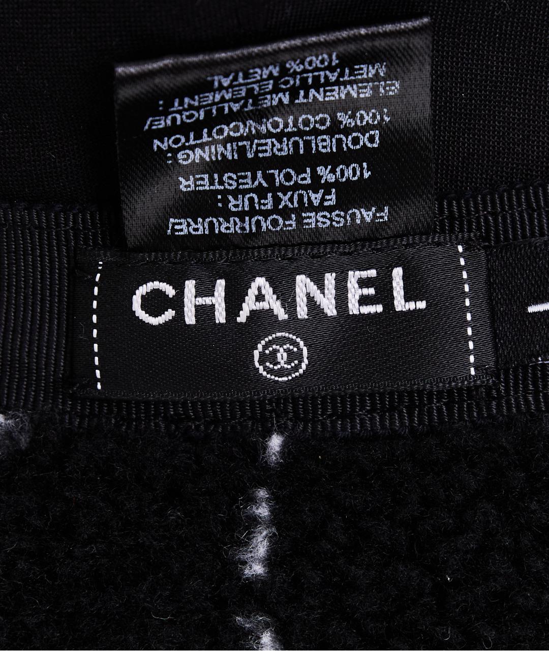 CHANEL Черная синтетическая панама, фото 6